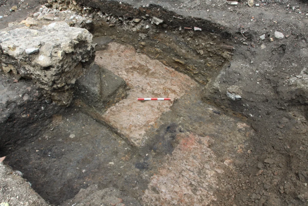 Figure 5: The clay floor of 2nd century Roman building